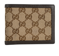 Gucci GG Wallet, Canvas, Brown, MII, 2*